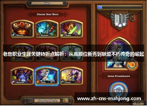 老詹职业生涯关键转折点解析：从高顺位新秀到联盟不朽传奇的崛起